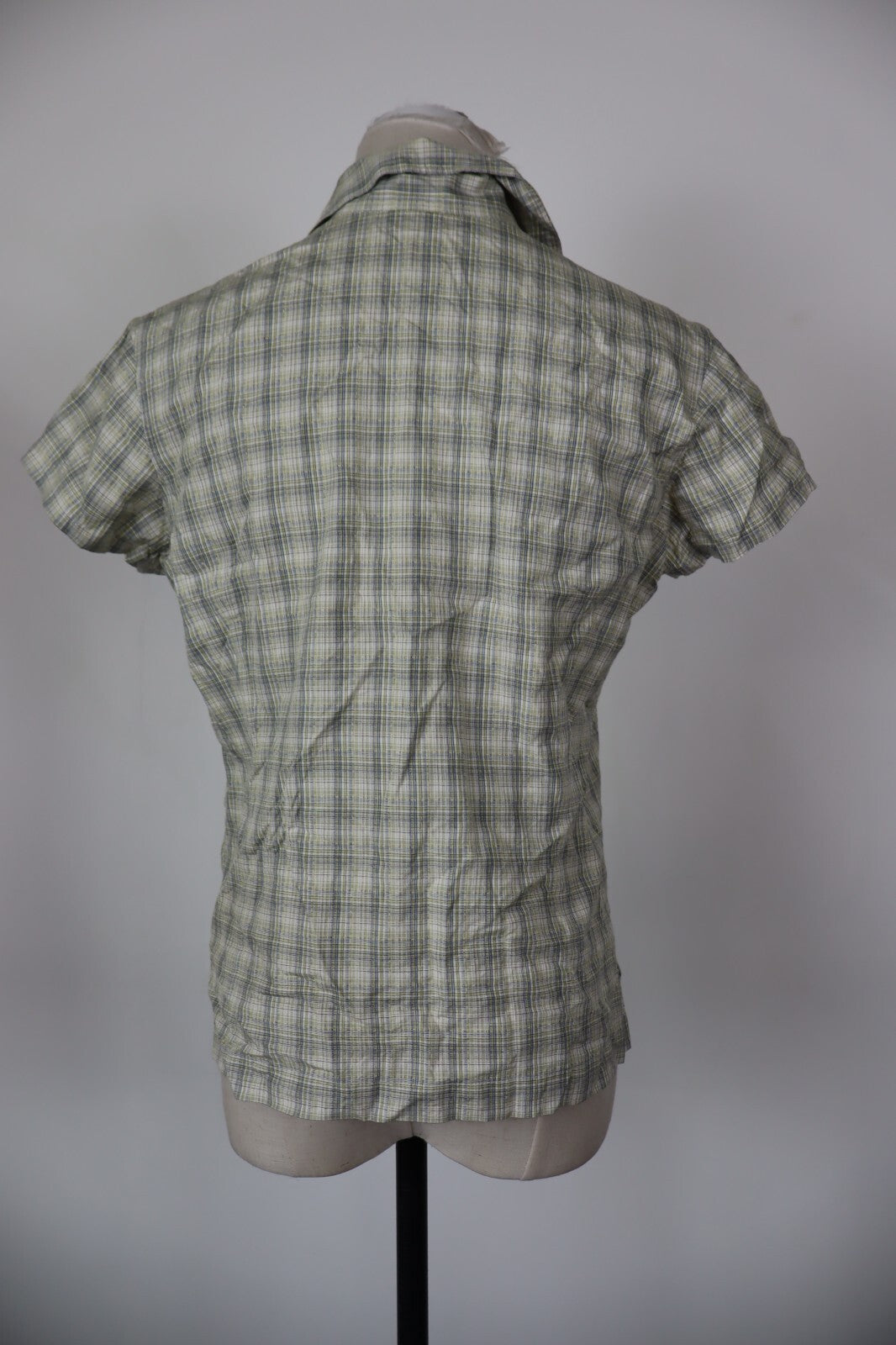 COLUMBIA CAMICIA DONNA TG. M WOMAN SHIRT CASUAL VINTAGE COTONE SETA