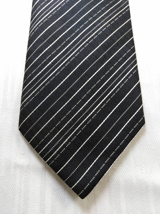 ROCCOBAROCCO 100% SILK TIE SETA CRAVATTA NECKTIE MADE IN ITALY CLASSIC