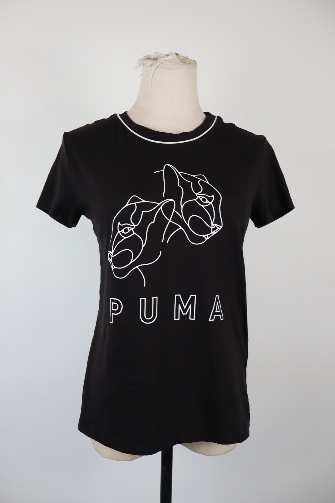PUMA MAGLIA DONNA TG. M WOMAN CASUAL VINTAGE TOP T-SHIRT COTONE
