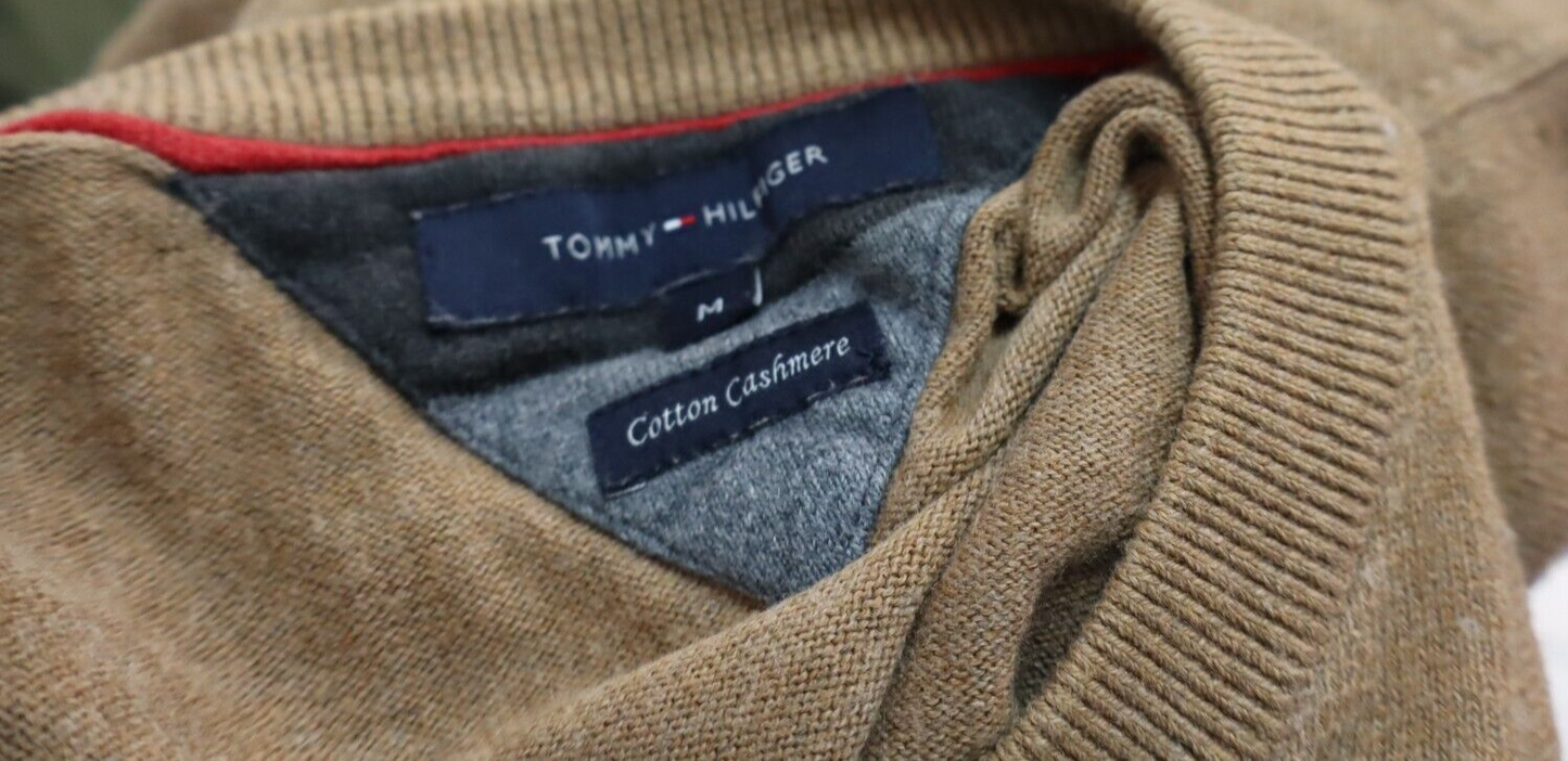 TOMMY HILFIGER MAGLIONE COTONE CASHMERE VINTAGE UOMO Tg M SWEATER MAN CASUAL