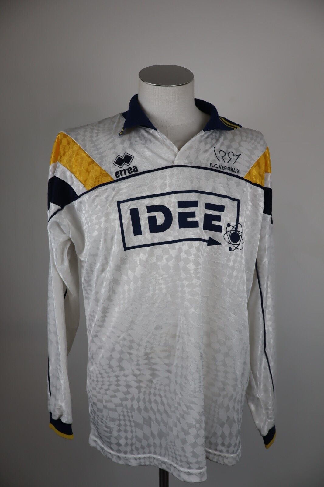 ERREA VERONA N 7 MAGLIA CALCIO UOMO Tg XL SOCCER TRIKOT MAN JERSEY