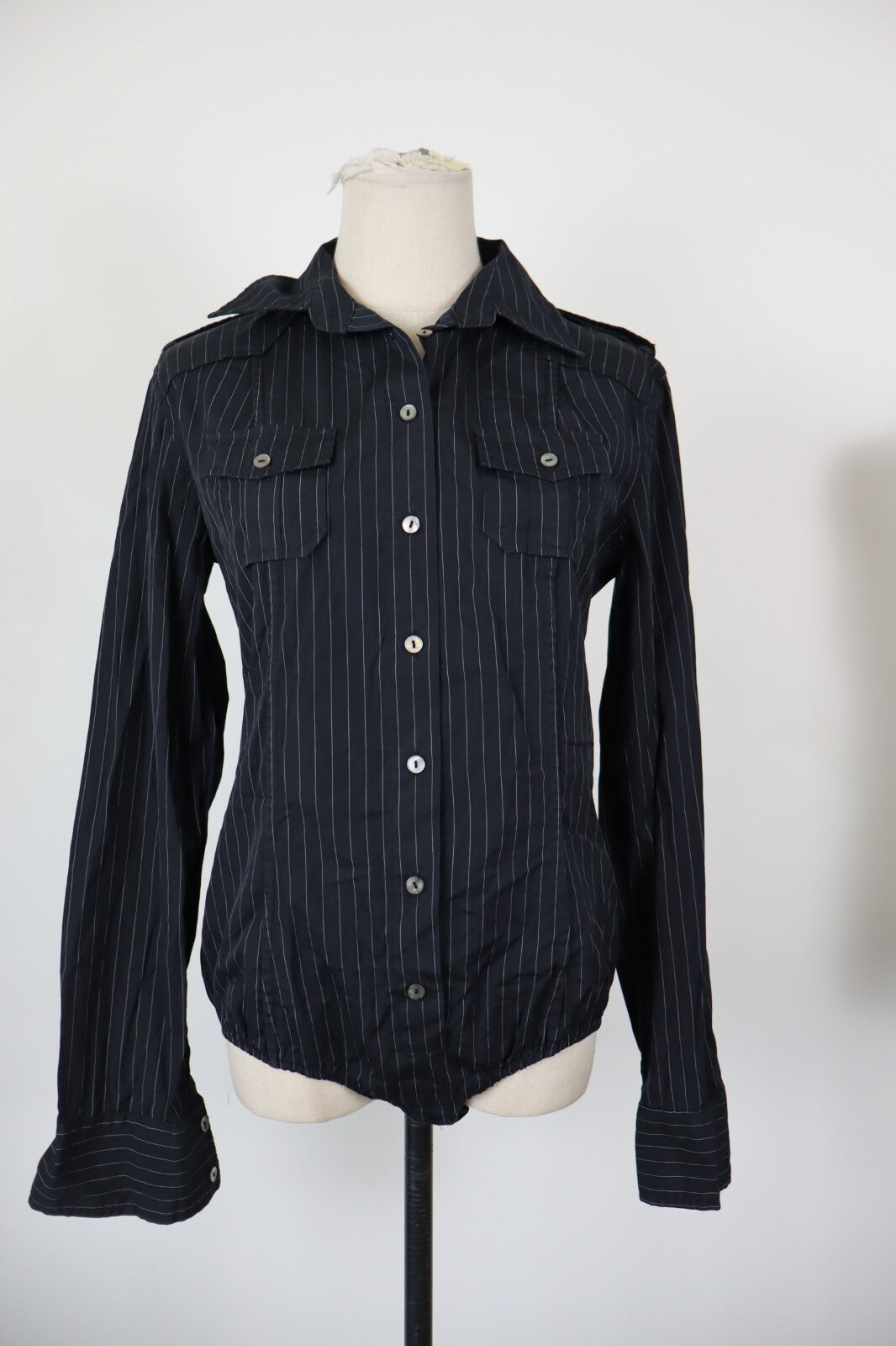 DONDUP CAMICIA BODY DONNA TG. M WOMAN CASUAL VINTAGE SHIRT TOP