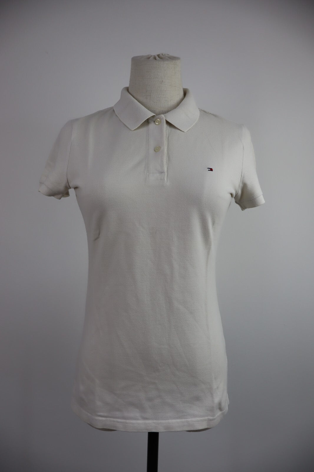 TOMMY HILFIGER POLO MAGLIA DONNA COTONE TG. S WOMAN SHIRT CASUAL VINTAGE COTTON