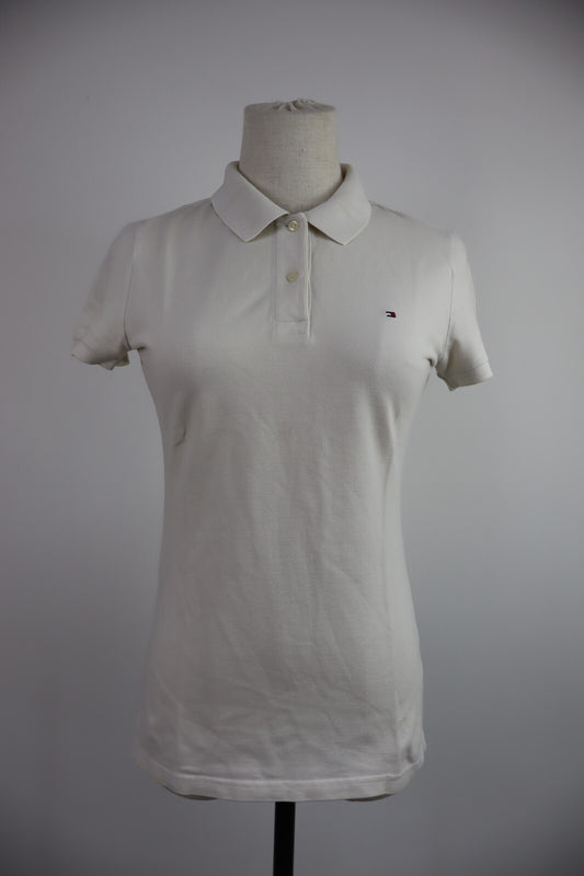 TOMMY HILFIGER POLO MAGLIA DONNA COTONE TG. S WOMAN SHIRT CASUAL VINTAGE COTTON