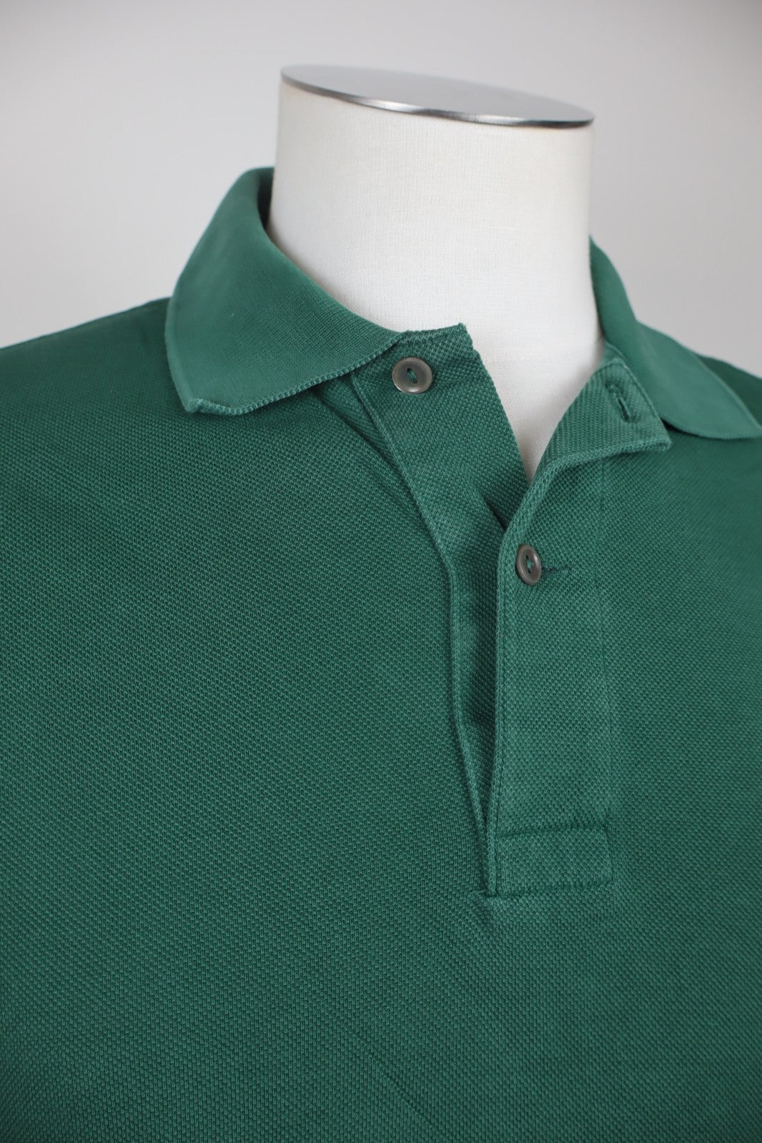 LACOSTE MAGLIA UOMO COTONE 4 MAN COTTON POLO SHIRT CASUAL VINTAGE LOGO VERDE