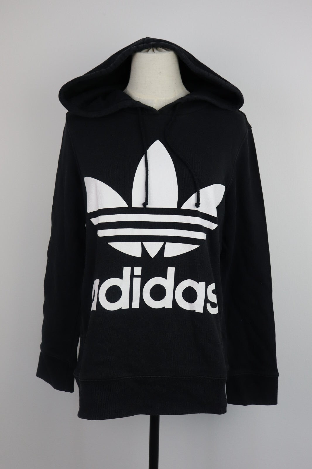 ADIDAS FELPA CAPPUCCIO DONNA Tg S WOMEN CASUAL VINTAGE SPORT SWEATSHIRT