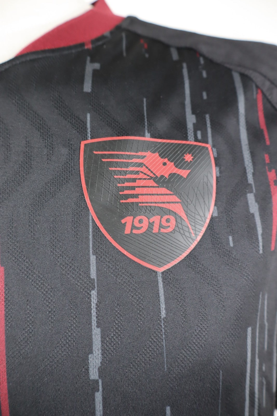 ZEUS SALERNITANA LA MANNA N 9 MAGLIA CALCIO UOMO Tg M SOCCER JERSEY VINTAGE