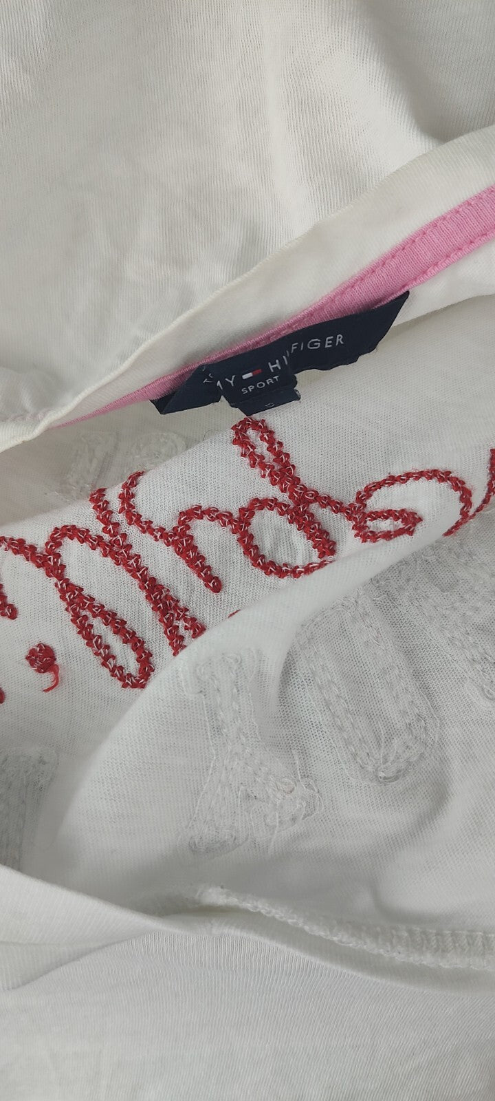 TOMMY HILFIGER  MAGLIA DONNA TG. S WOMAN CASUAL VINTAGE T-SHIRT COTONE