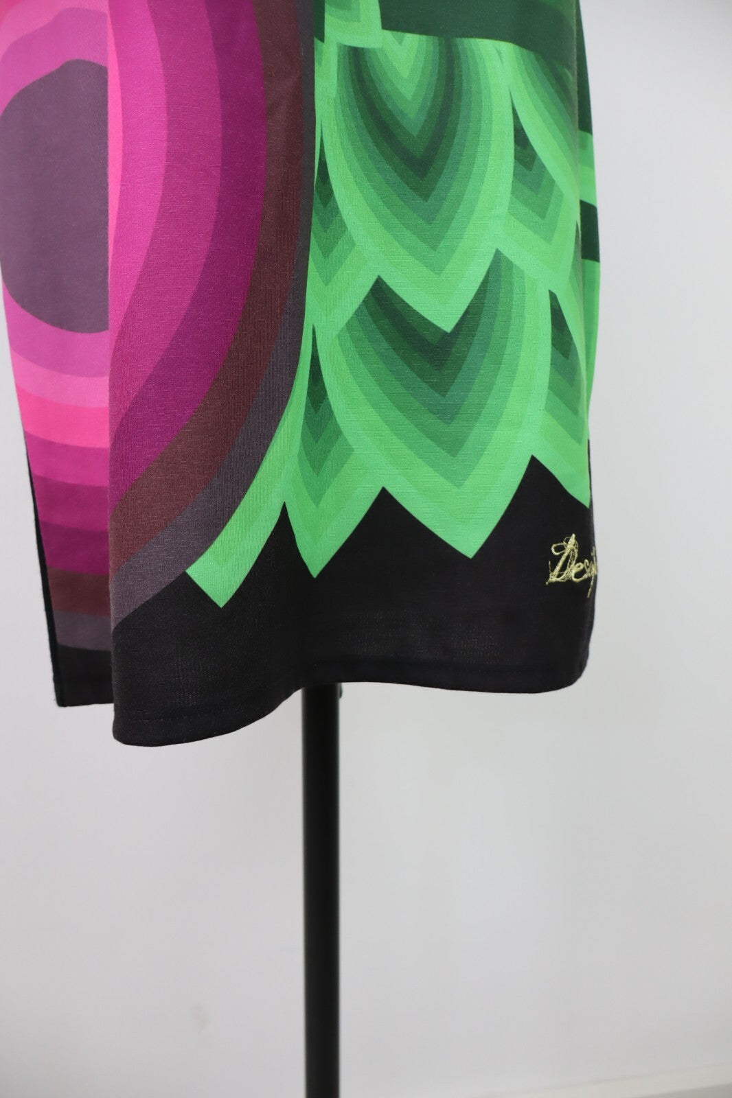 DESIGUAL VESTITO DONNA TG. L WOMAN CASUAL VINTAGE DRESS ABITO