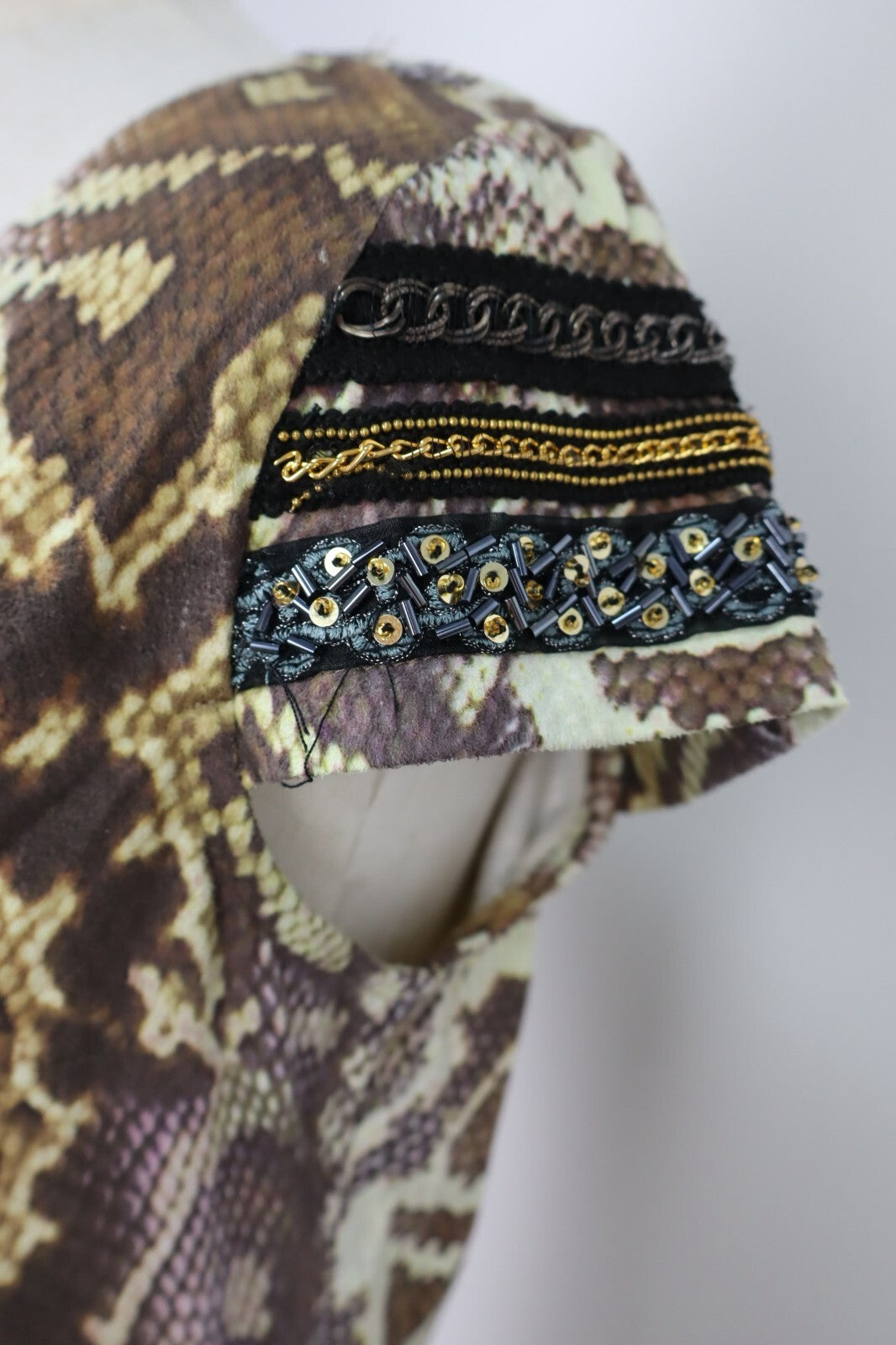 CUSTO BARCELONA VESTITO DONNA TG 2 WOMAN CASUAL VINTAGE DRESS