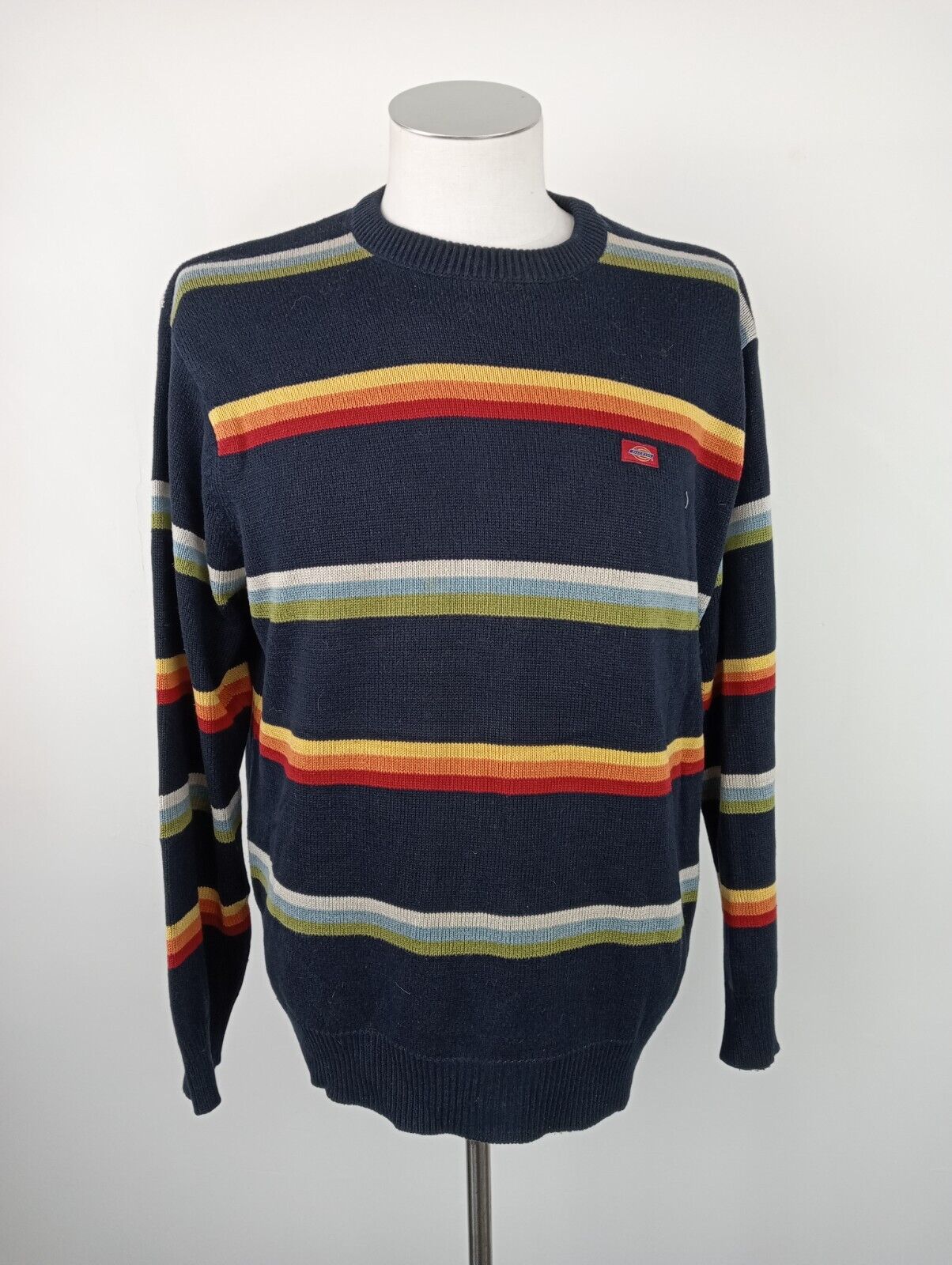 DICKIES MAGLIONE COTONE COTTON VINTAGE UOMO Tg. L MAN SWEATER CASUAL