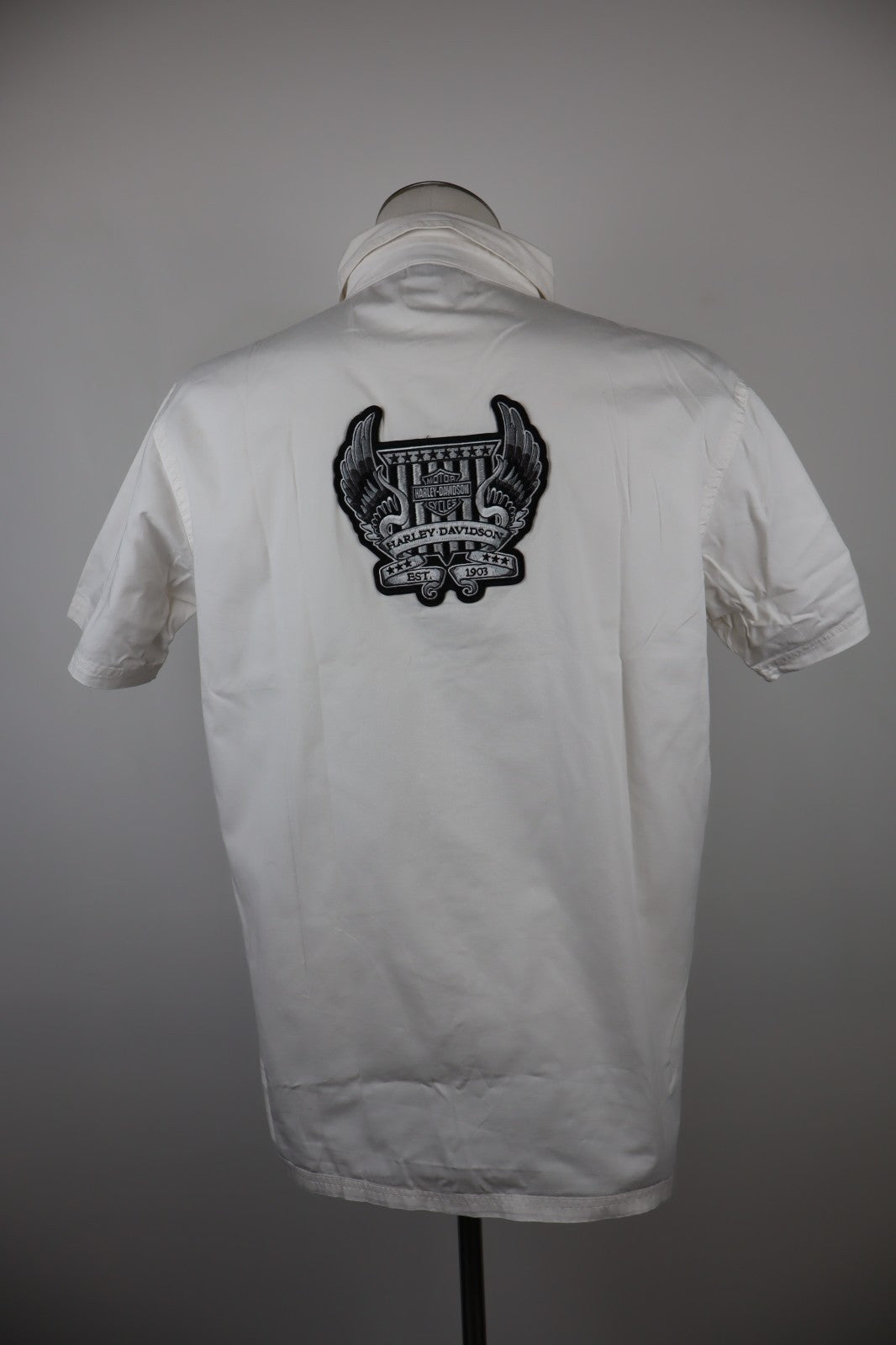 HARLEY DAVIDSON CAMICIA UOMO TG L MAN SHIRT CASUAL VINTAGE COTONE COTTON LOGO