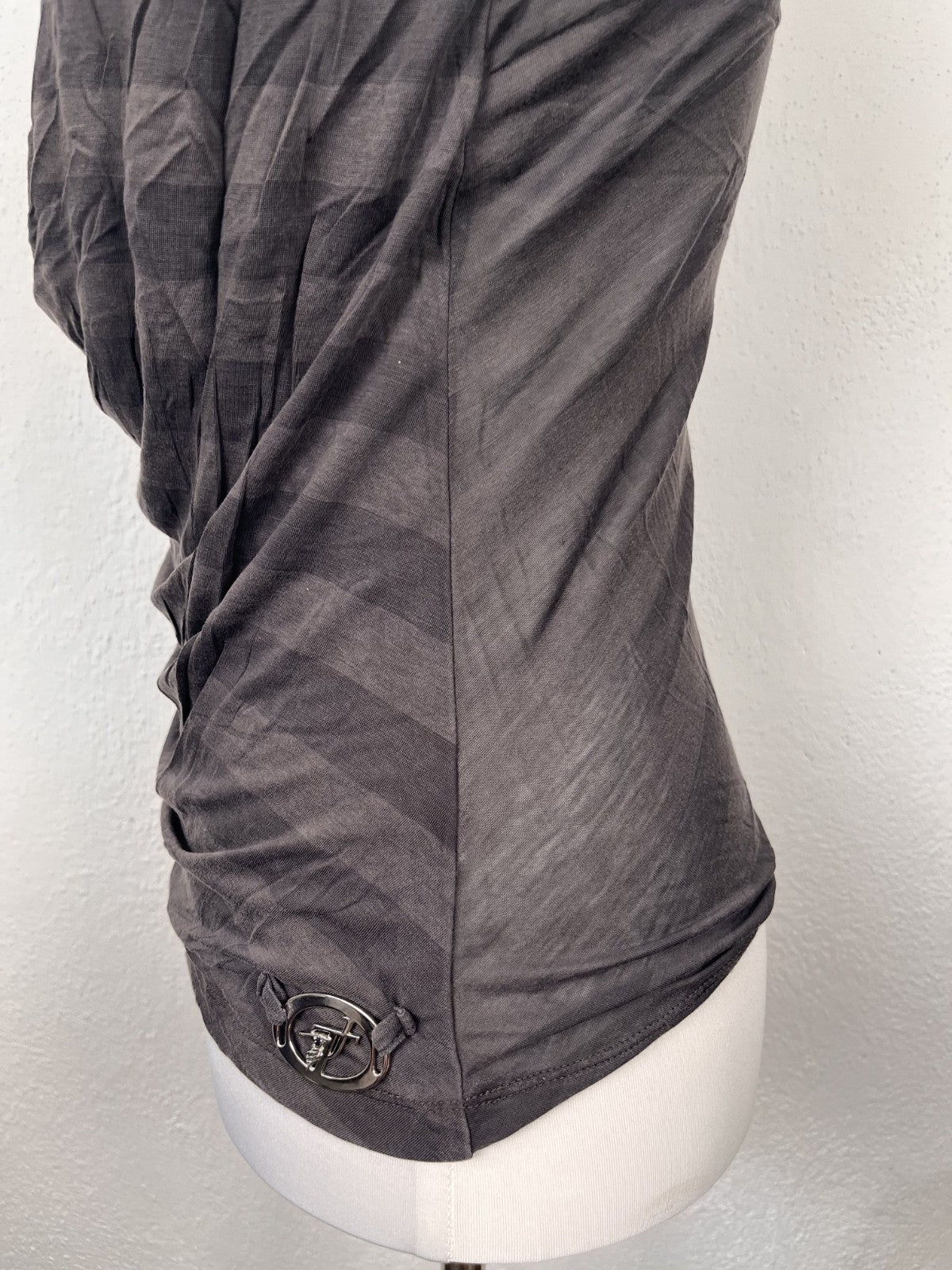 TRUSSARDI JEANS CANOTTA MAGLIA TOP DONNA TG S WOMAN CASUAL VINTAGE SHIRT