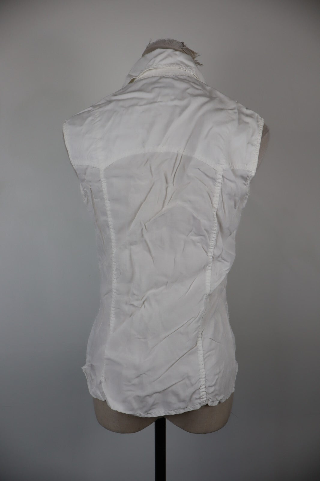 TRUSSARDI JEANS CAMICIA SMANICATA DONNA TG. M WOMAN SHIRT CASUAL VINTAGE COTONE