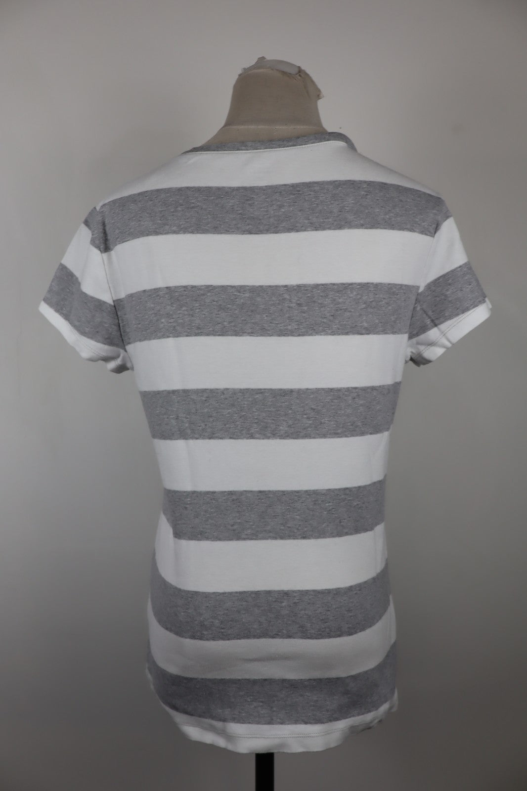 TOMMY HILFIGER MAGLIA COTONE DONNA TG. L WOMAN CASUAL VINTAGE T-SHIRT A RIGHE