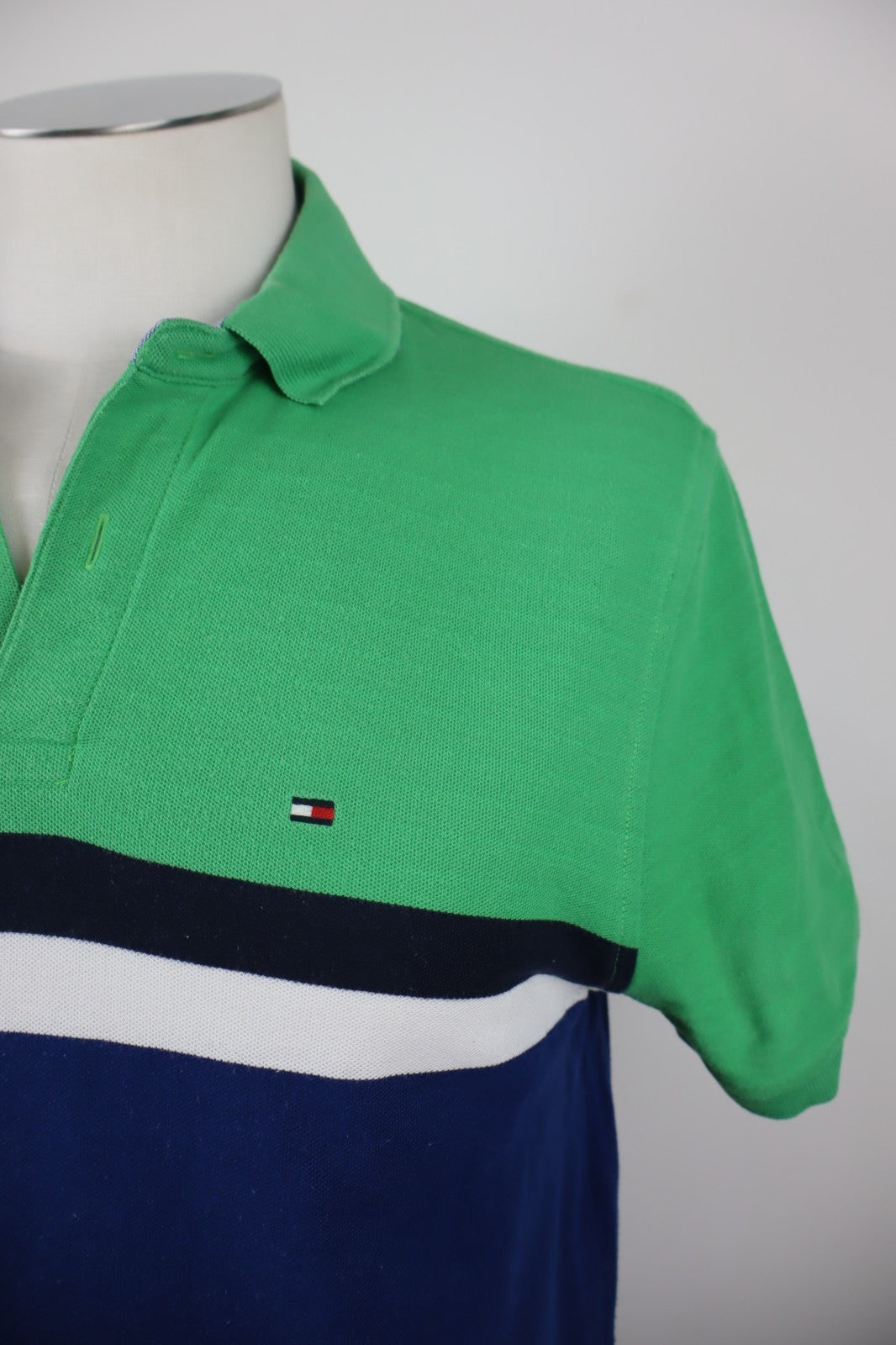TOMMY HILFIGER POLO MAGLIA UOMO COTONE TG M MAN COTTON SHIRT CASUAL VINTAGE