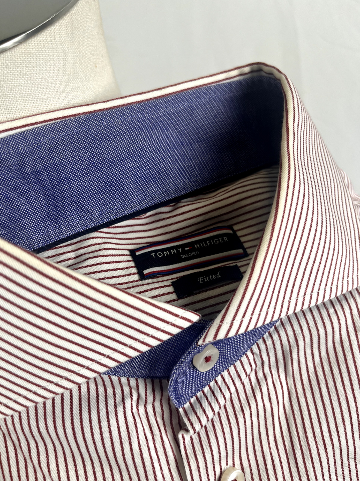 TOMMY HILFIGER CAMICIA UOMO TG. 41 / 16 MAN CASUAL VINTAGE SHIRT COTONE COTTON