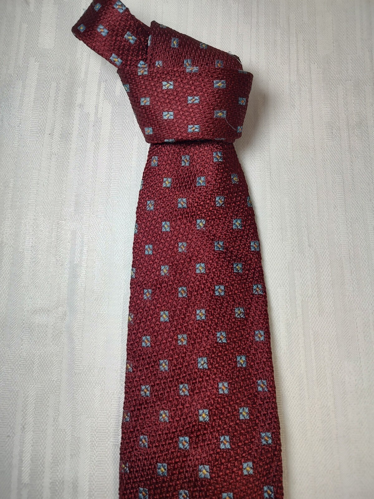 ZANOLINI 100% SILK TIE SETA CRAVATTA NECKTIE MADE IN ITALY CLASSIC