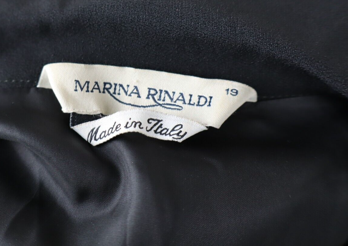 MARINA RINALDI BLAZER GIACCA LUNGA DONNA Tg 19 WOMAN VINTAGE CASUAL JACKET