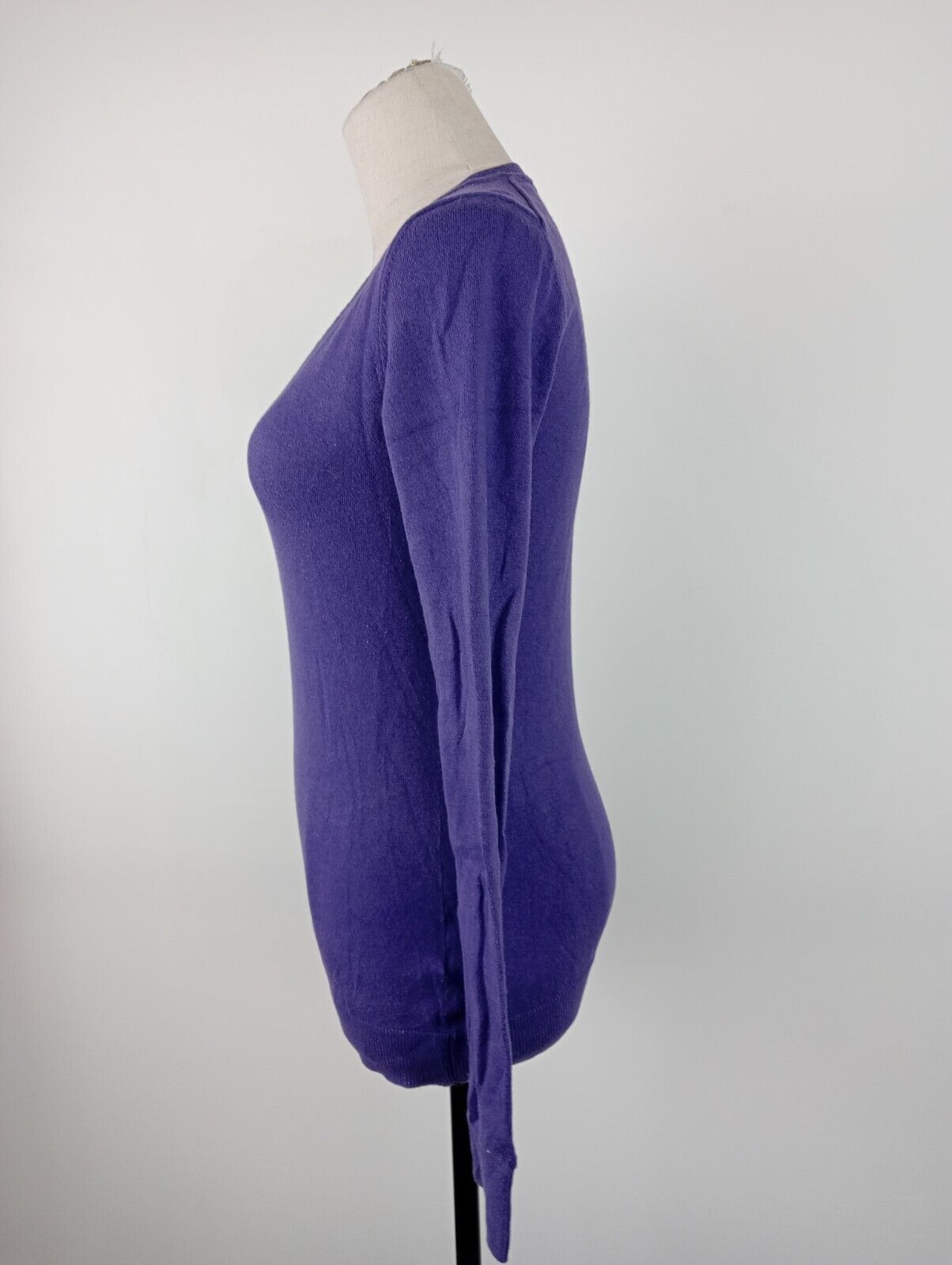 TOMMY HILFIGER MAGLIONE COTONE DONNA Tg. XS WOMAN CASUAL SWEATER MADE ITALY