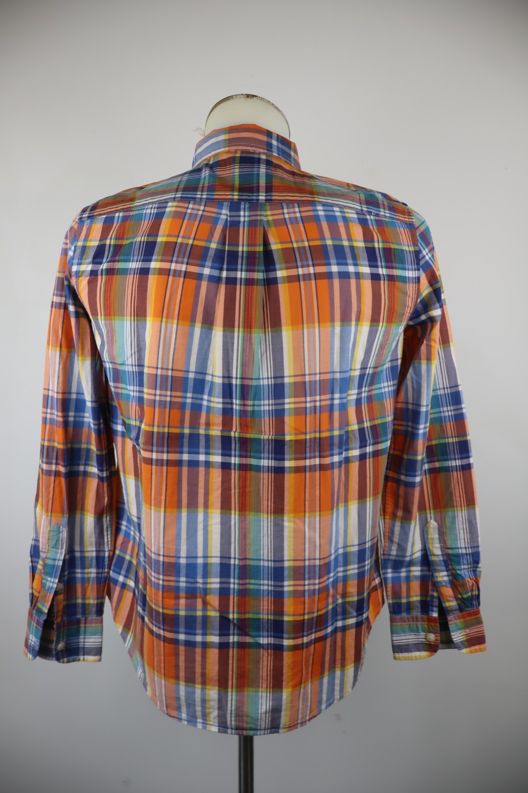 RALPH LAUREN CAMICIA RAGAZZO L 14/16 ANNI BOY CASUAL VINTAGE SHIRT COTONE