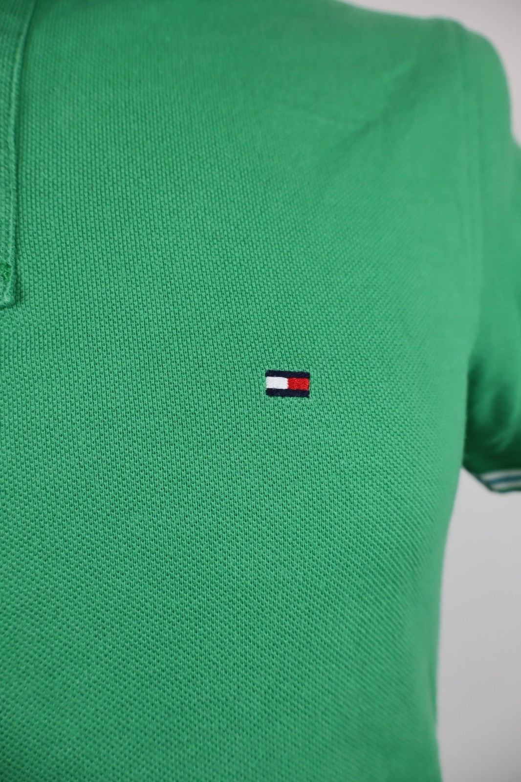 TOMMY HILFIGER  POLO UOMO MAN COTONE TG. S SLIM T-SHIRT CASUAL VINTAGE COTTON