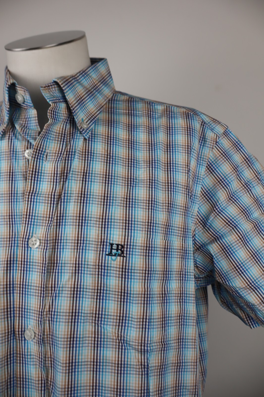 HARMONT & BLAINE JEANS CAMICIA UOMO L MAN CASUAL VINTAGE SHIRT COTONE COTTON