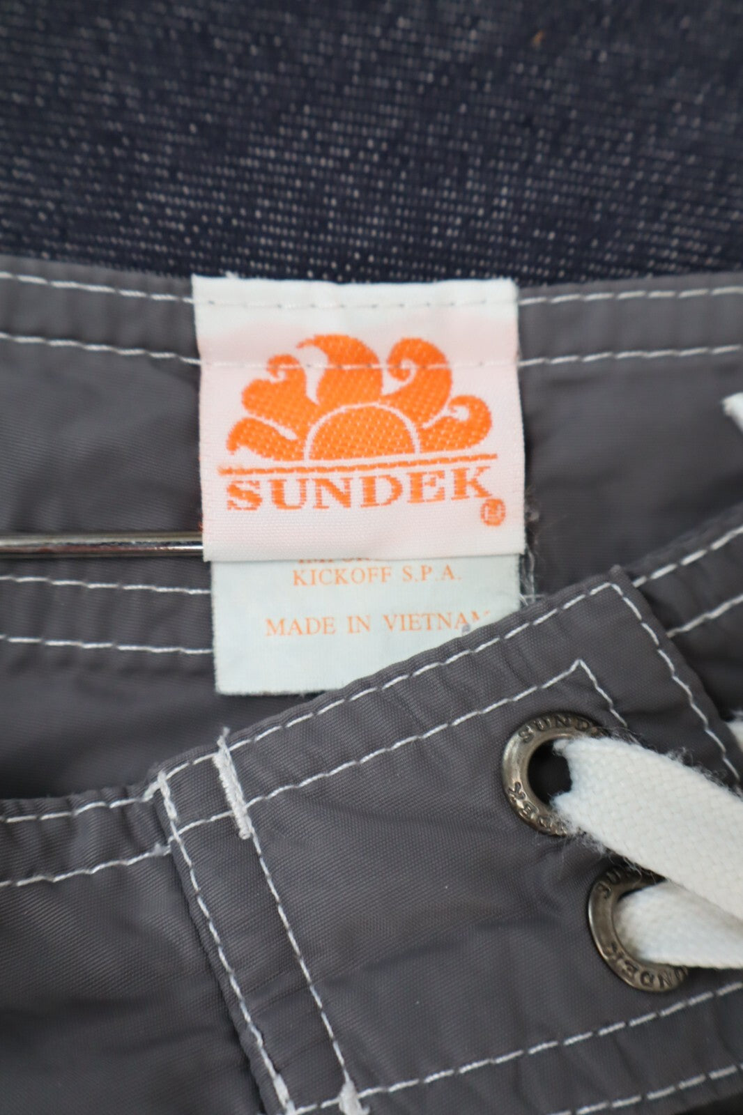 SUNDEK COSTUME PANTALONCINO MARE UOMO TG 31 MEN SWIMSUIT VINTAGE CASUAL