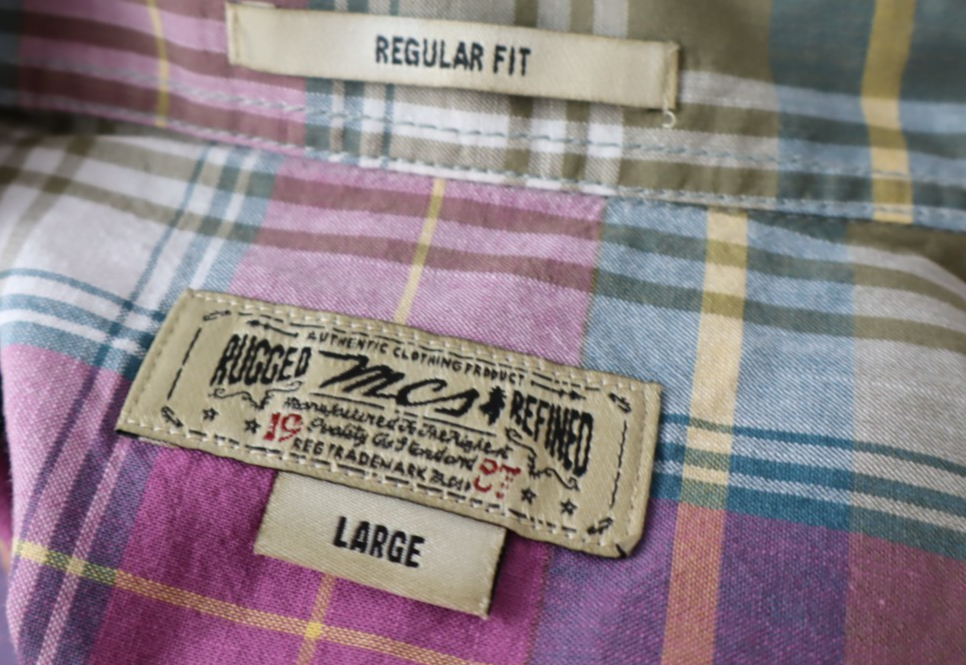 MARLBORO CLASSICS CAMICIA UOMO TG. L MAN CASUAL VINTAGE SHIRT COTONE COTTON