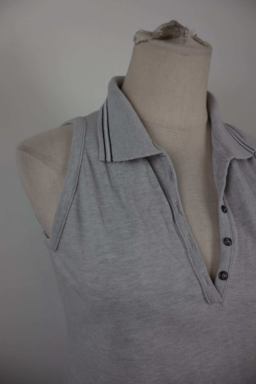 CALVIN KLEIN JEANS POLO SMANICATA DONNA TG L WOMAN CASUAL VINTAGE T-SHIRT MAGLIA