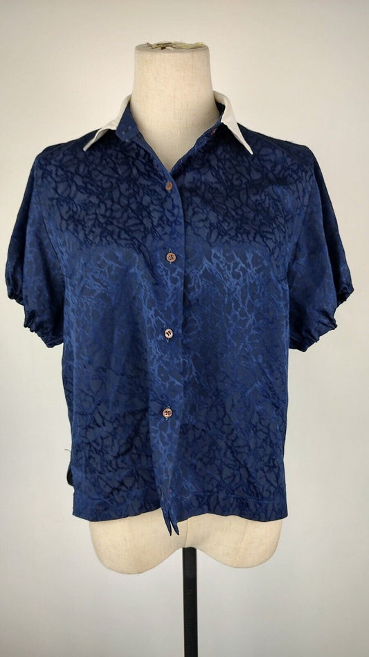 LUISA SPAGNOLI CAMICIA  DONNA TG. 44 WOMAN SHIRT CASUAL VINTAGE SETA