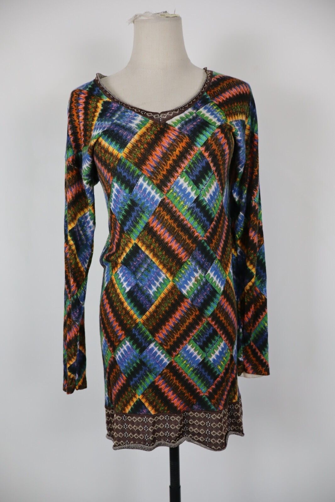 CUSTO BARCELONA VESTITO DONNA TG M WOMAN CASUAL VINTAGE DRESS LANA