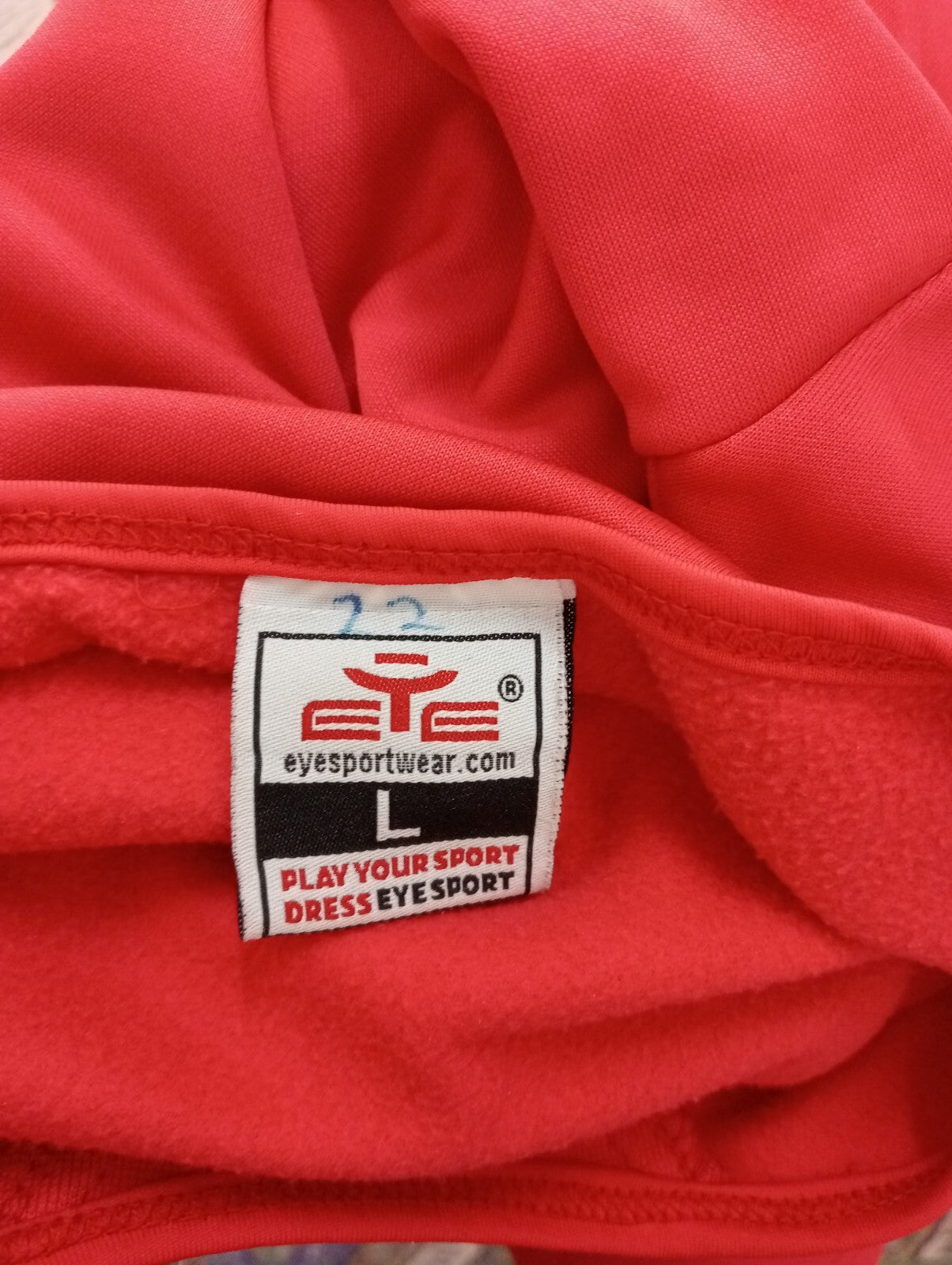 EYE SPORT MAGLIA CATANZARO CALCIO TRIKOT UOMO TG. L SOCCER JERSEY VINTAGE