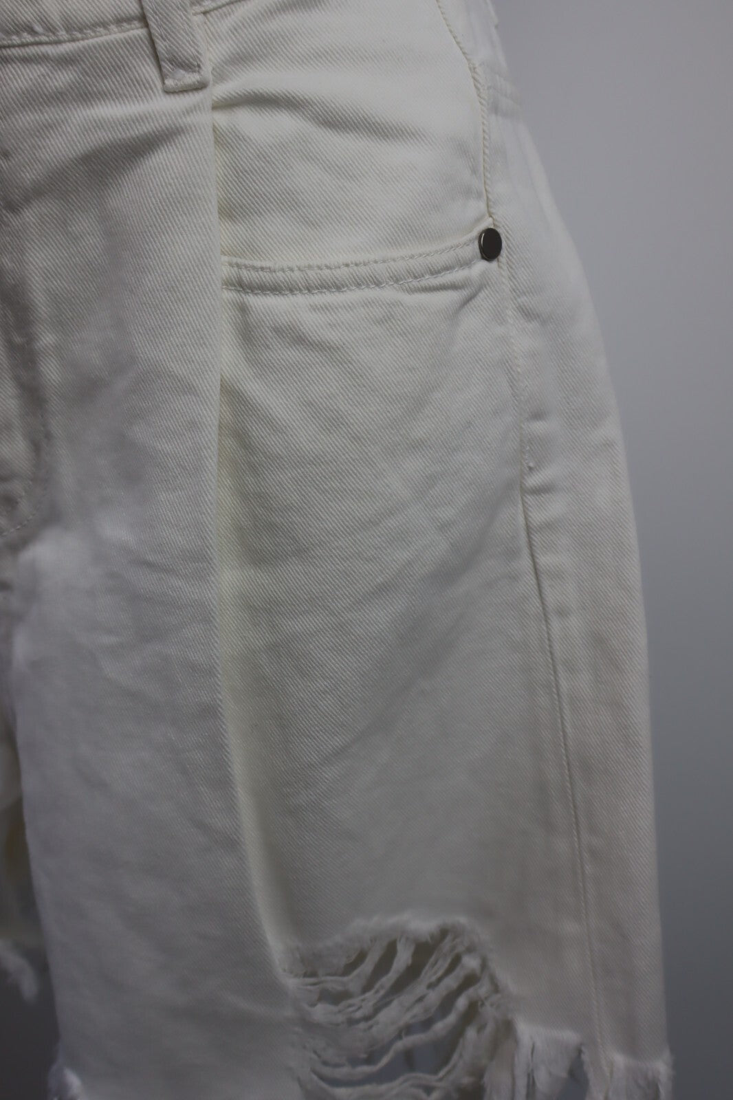 GAELLE PANTALONCINO DENIM JEANS DONNA 31 / 44 WOMAN VINTAGE SHORTS COTONE