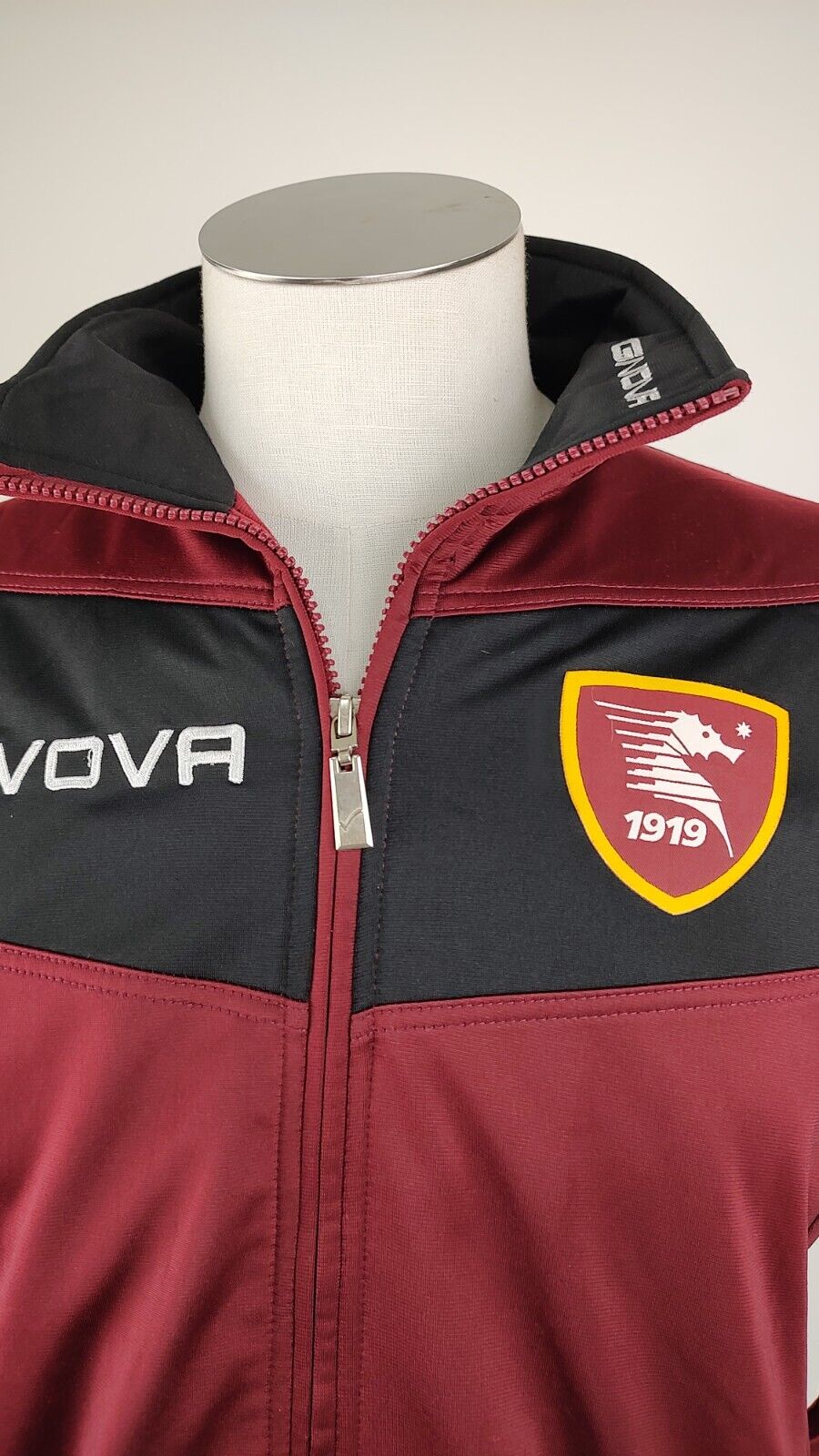GIVOVA SALERNITANA GIACCA SPORT CALCIO  UOMO Tg M MAN VINTAGE JACKET