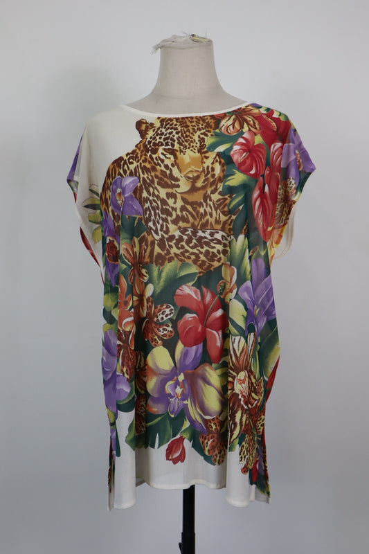 MARELLA MAGLIA DONNA TG. L WOMAN CASUAL VINTAGE T-SHIRT TOP