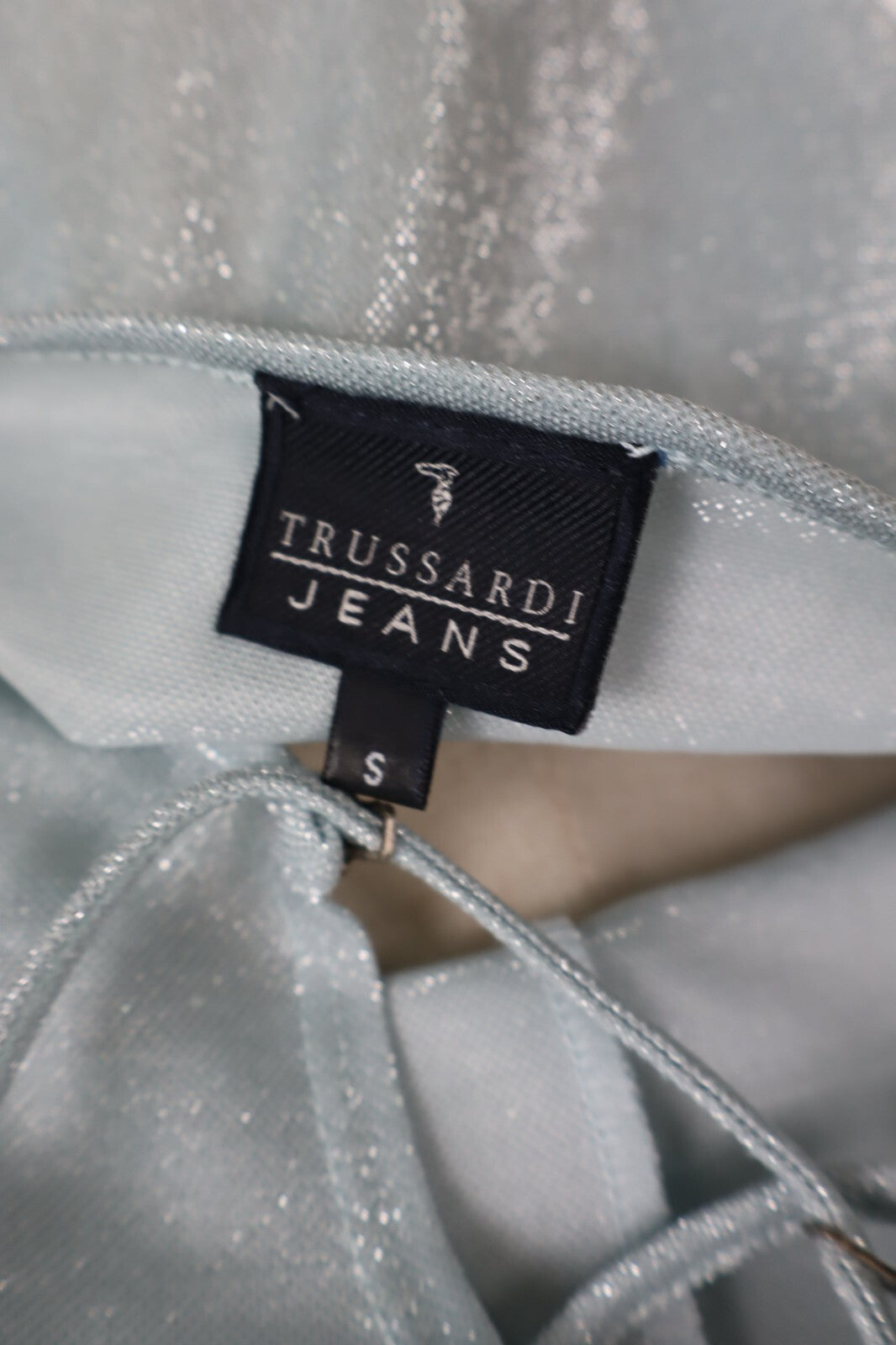 TRUSSARDI JEANS CANOTTA MAGLIA TOP DONNA S WOMAN CASUAL VINTAGE T-SHIRT