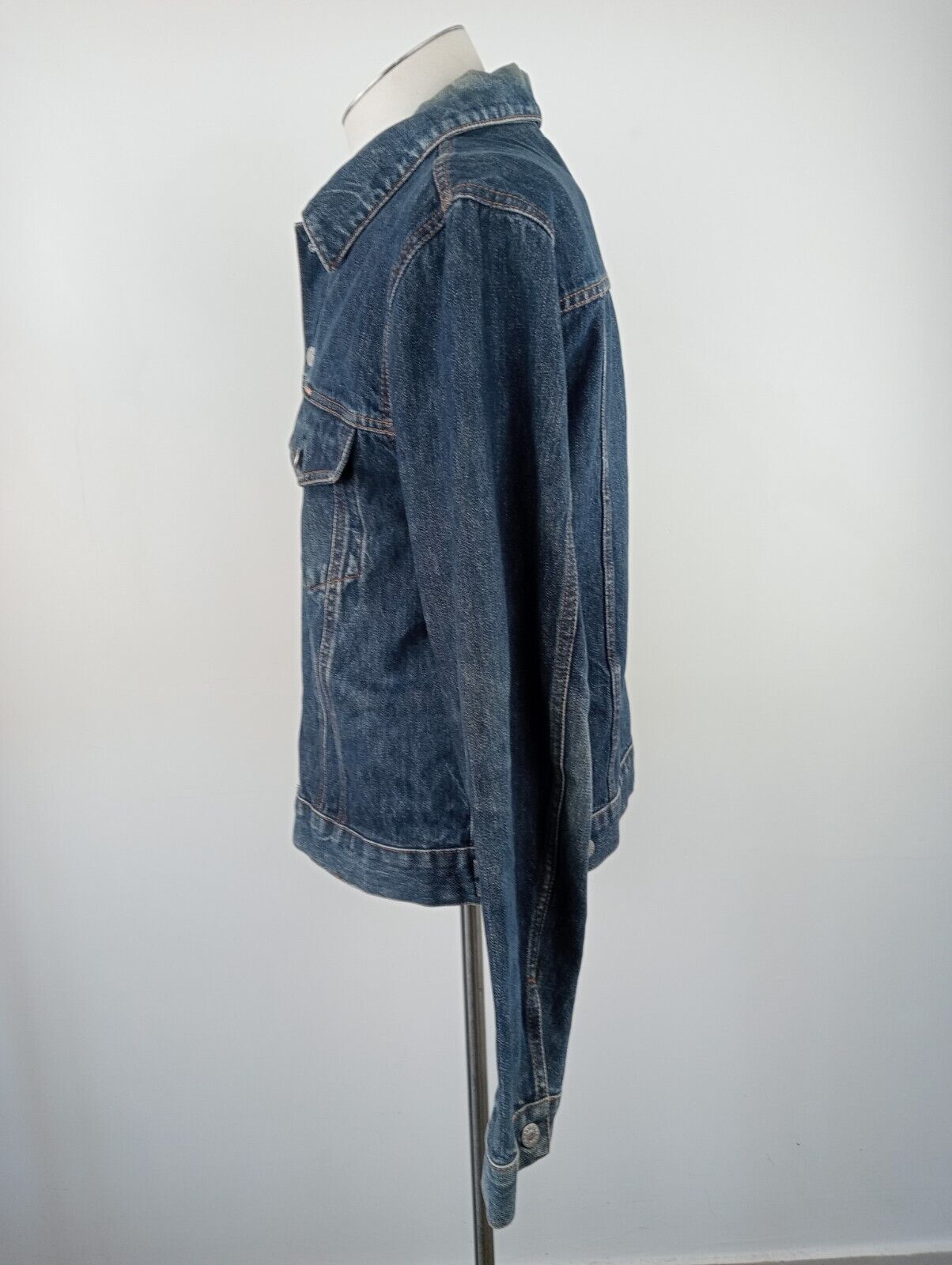 ENERGIE GIUBBINO JEANS DENIM GIACCA UOMO XL MAN CASUAL VINTAGE JACKET MADE ITALY