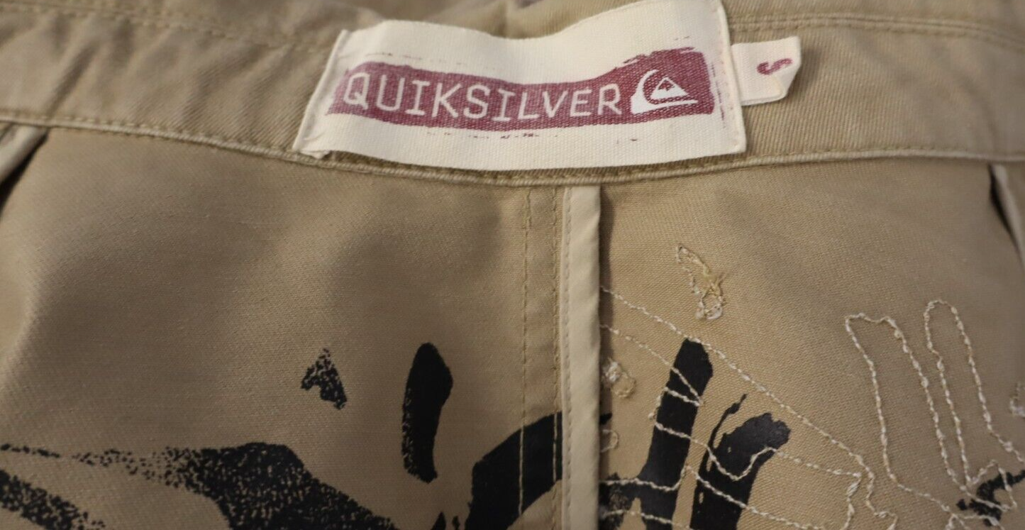 QUIKSILVER GIUBBINO GIACCA COTONE LEGGERO UOMO Tg. S MAN CASUAL JACKET VINTAGE