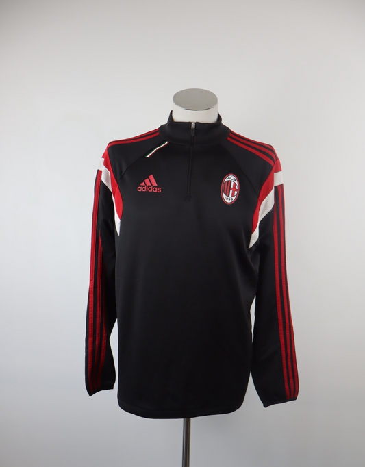 ADIDAS MILAN GIACCA FELPA CON ZIP CALCIO UOMO Tg M SOCCER MAN JACKET SPORT