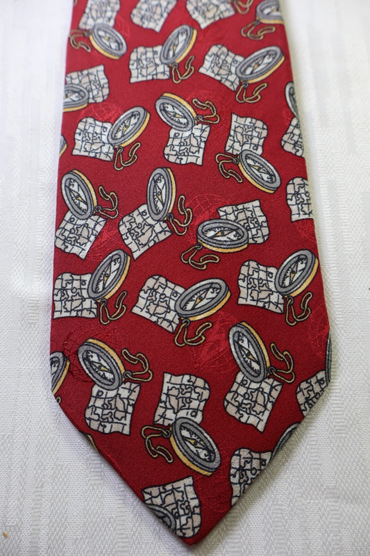 ALVIERO MARTINI I CLASSE 100%  SILK TIE SETA CRAVATTA NECKTIE MADE IN ITALY