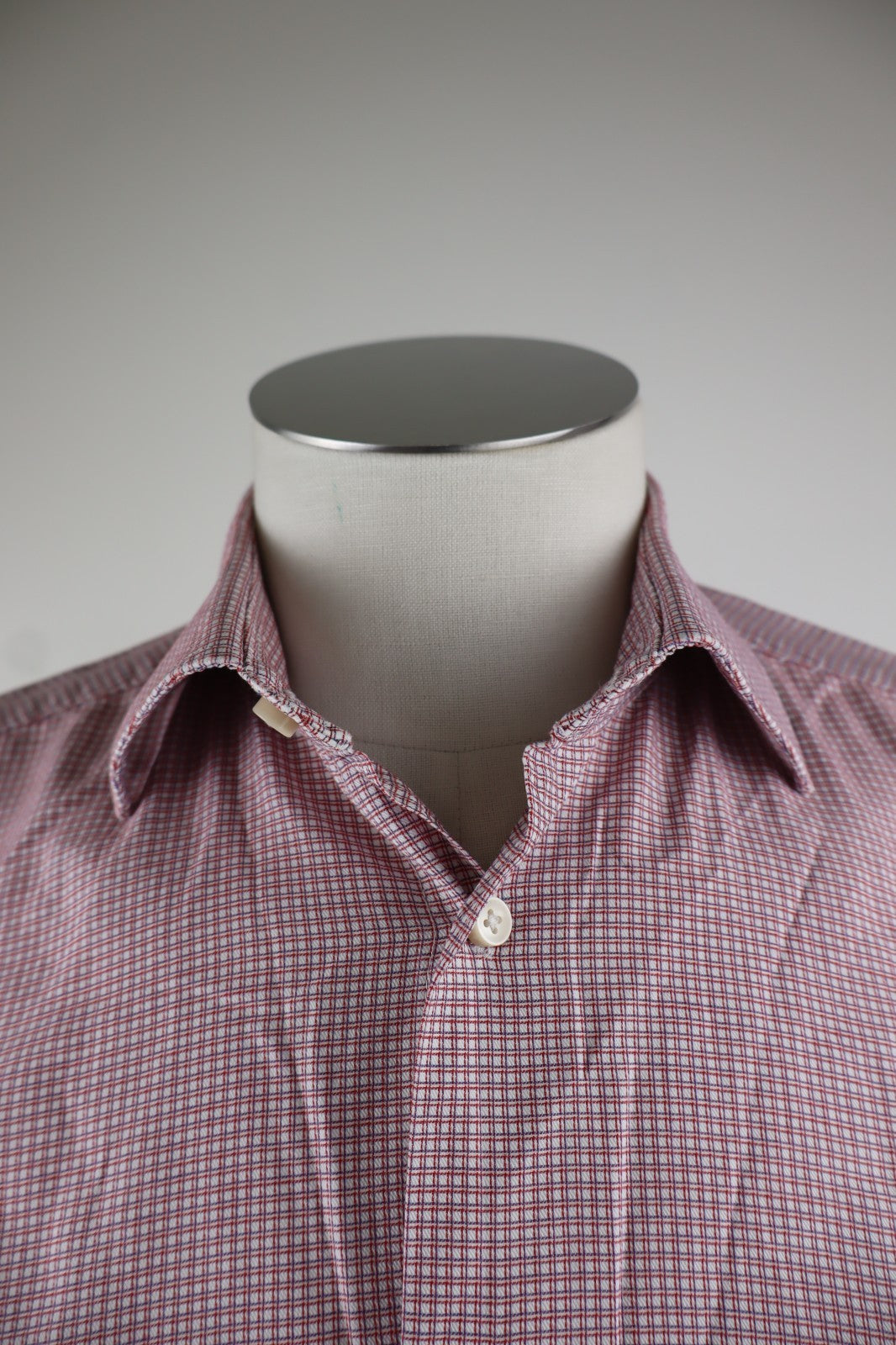 TOMMY HILFIGER CAMICIA COTONE SHIRT UOMO TG 39 15.5 MAN VINTAGE CASUAL LOGO