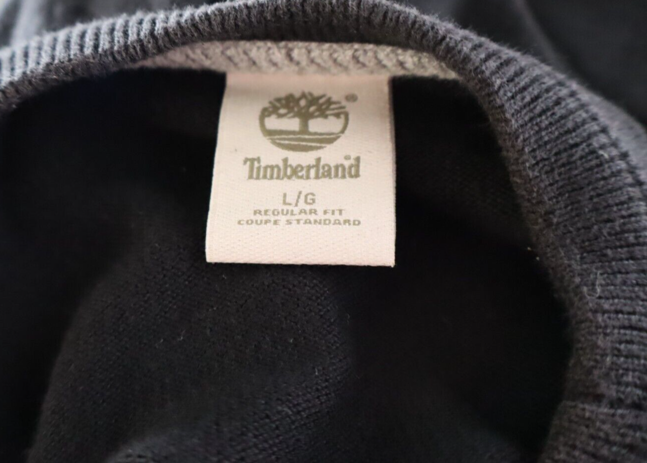 TIMBERLAND MAGLIONE COTONE VINTAGE UOMO Tg. L MAN COTTON SWEATER CASUAL