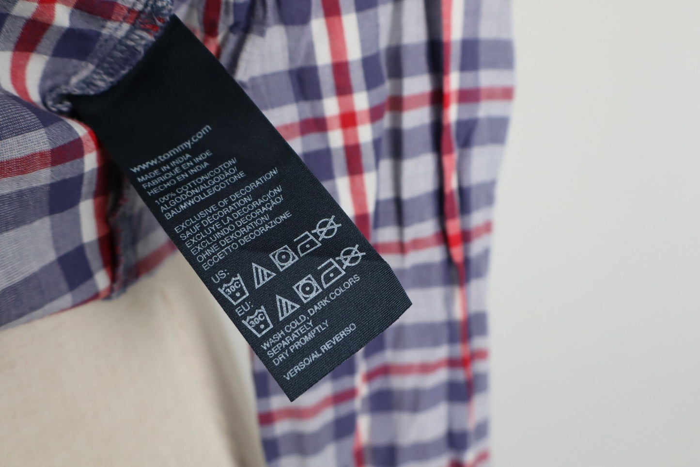 TOMMY HILFIGER CAMICIA DONNA TG. XS WOMAN SHIRT CASUAL VINTAGE COTONE COTTON