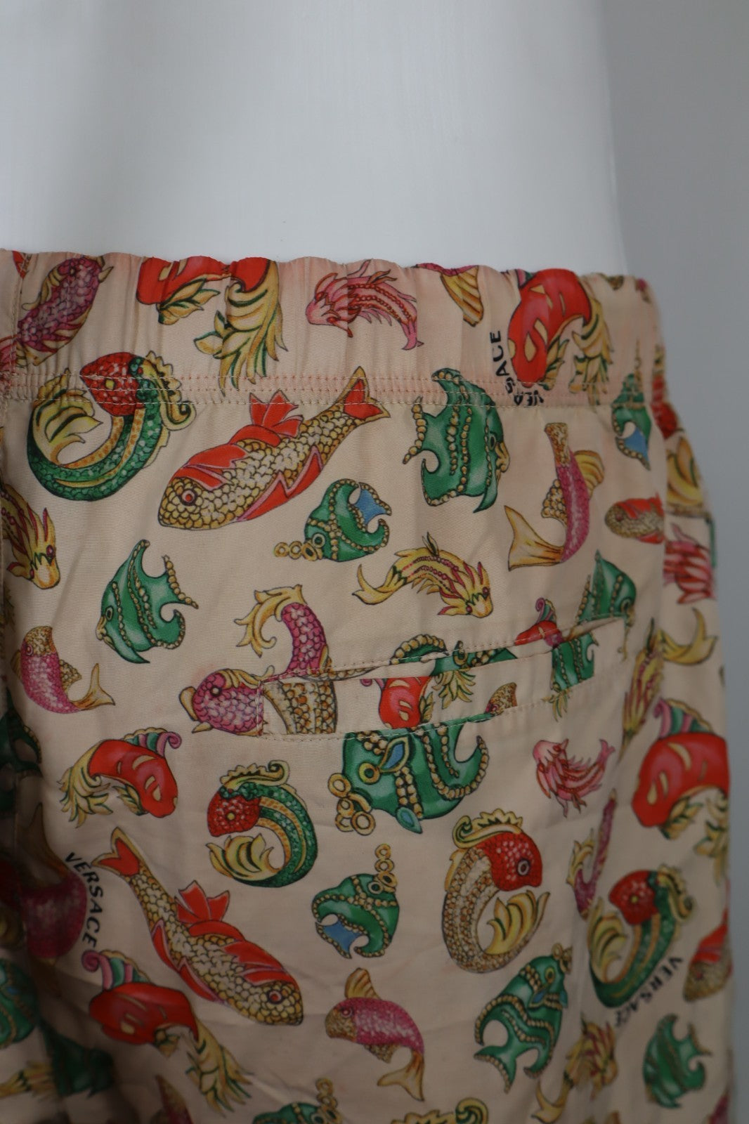 VERSACE COSTUME PANTALONCINO MARE UOMO TG 4 MAN SWIMSUIT VINTAGE SURF CASUAL