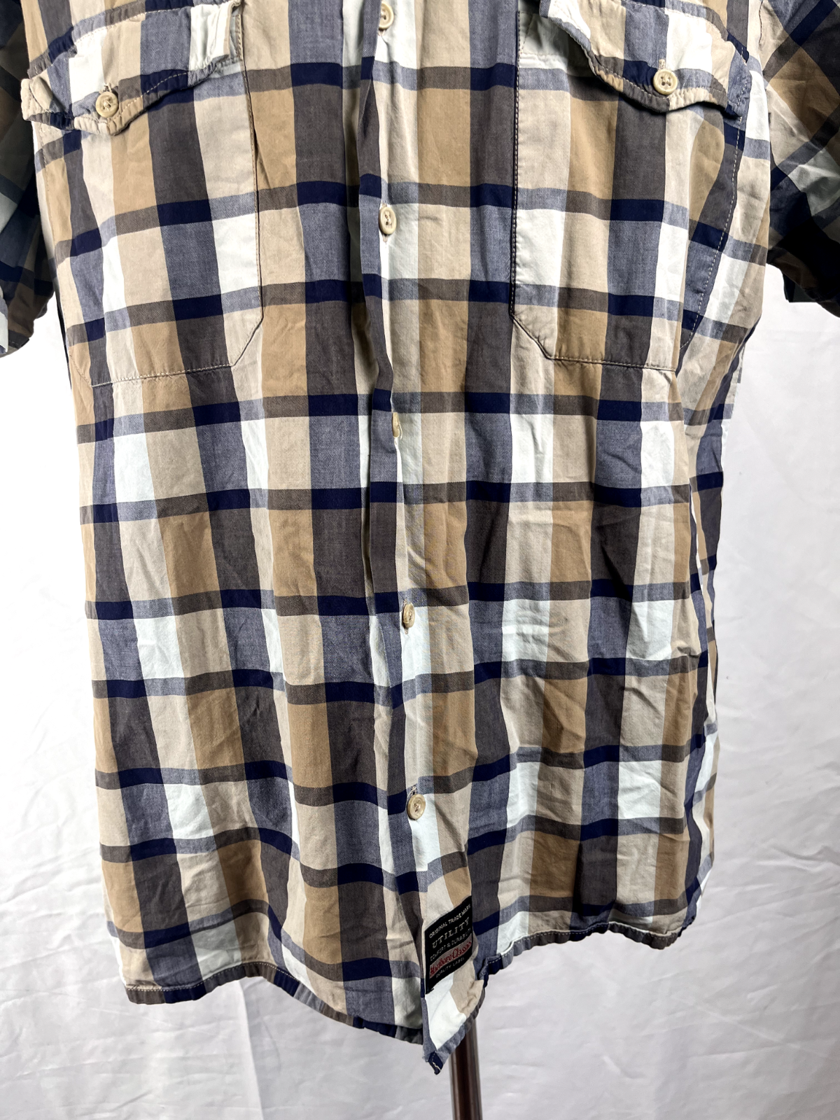 MARLBORO CLASSIC CAMICIA UOMO COTONE TG. L MAN CASUAL VINTAGE SHIRT COTTON