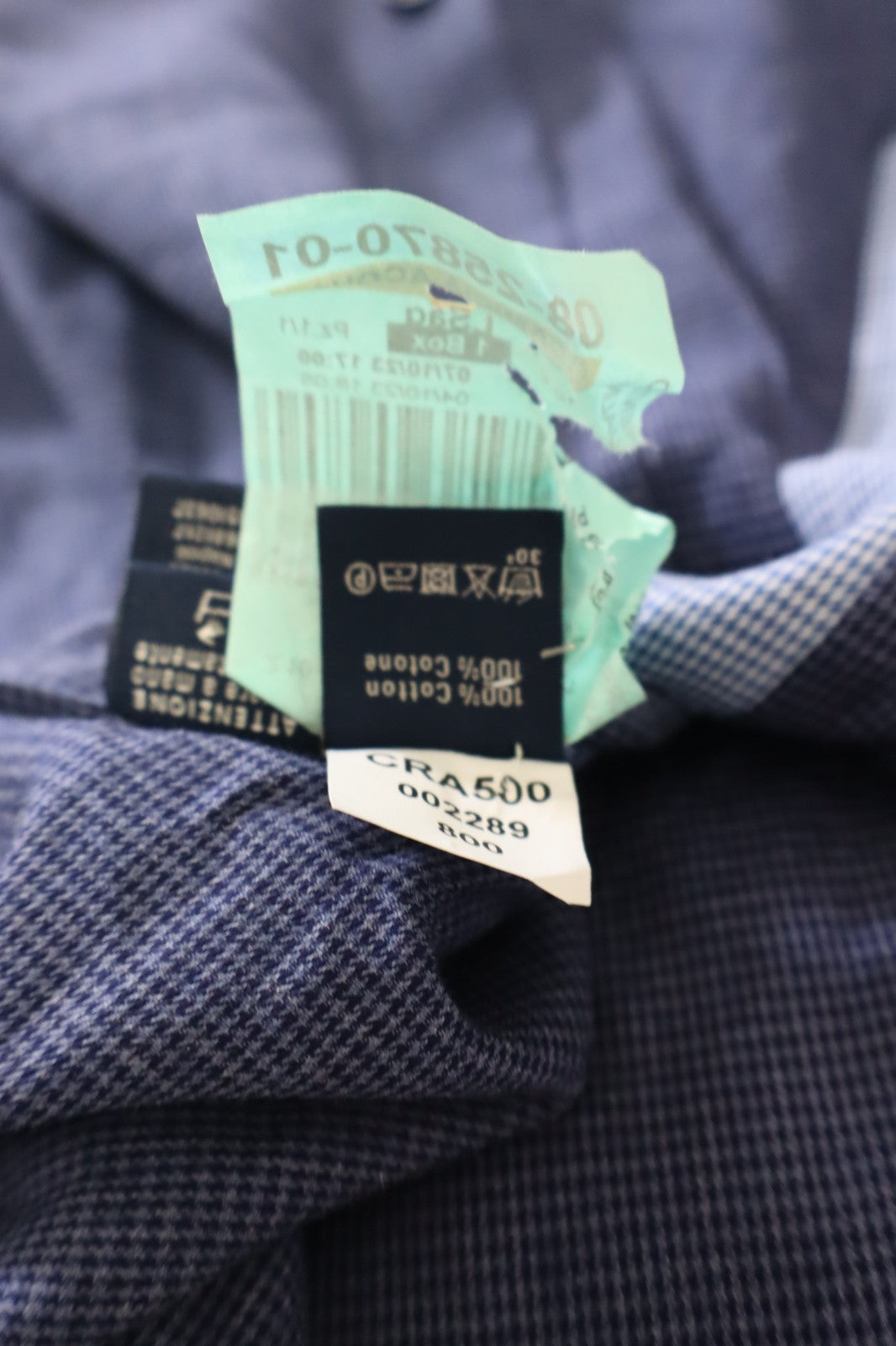 HARMONT & BLAINE CAMICIA UOMO TG. S MAN CASUAL VINTAGE SHIRT COTONE COTTON LOGO