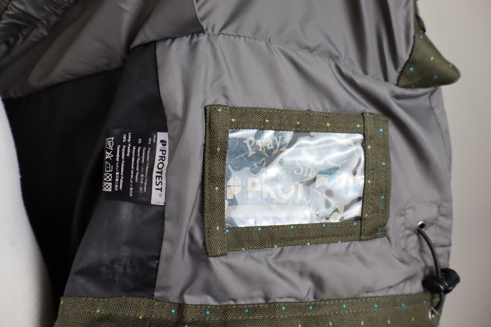 PROTEST GIUBBINO TECNICO GIACCA UOMO Tg. M MAN CASUAL JACKET VINTAGE