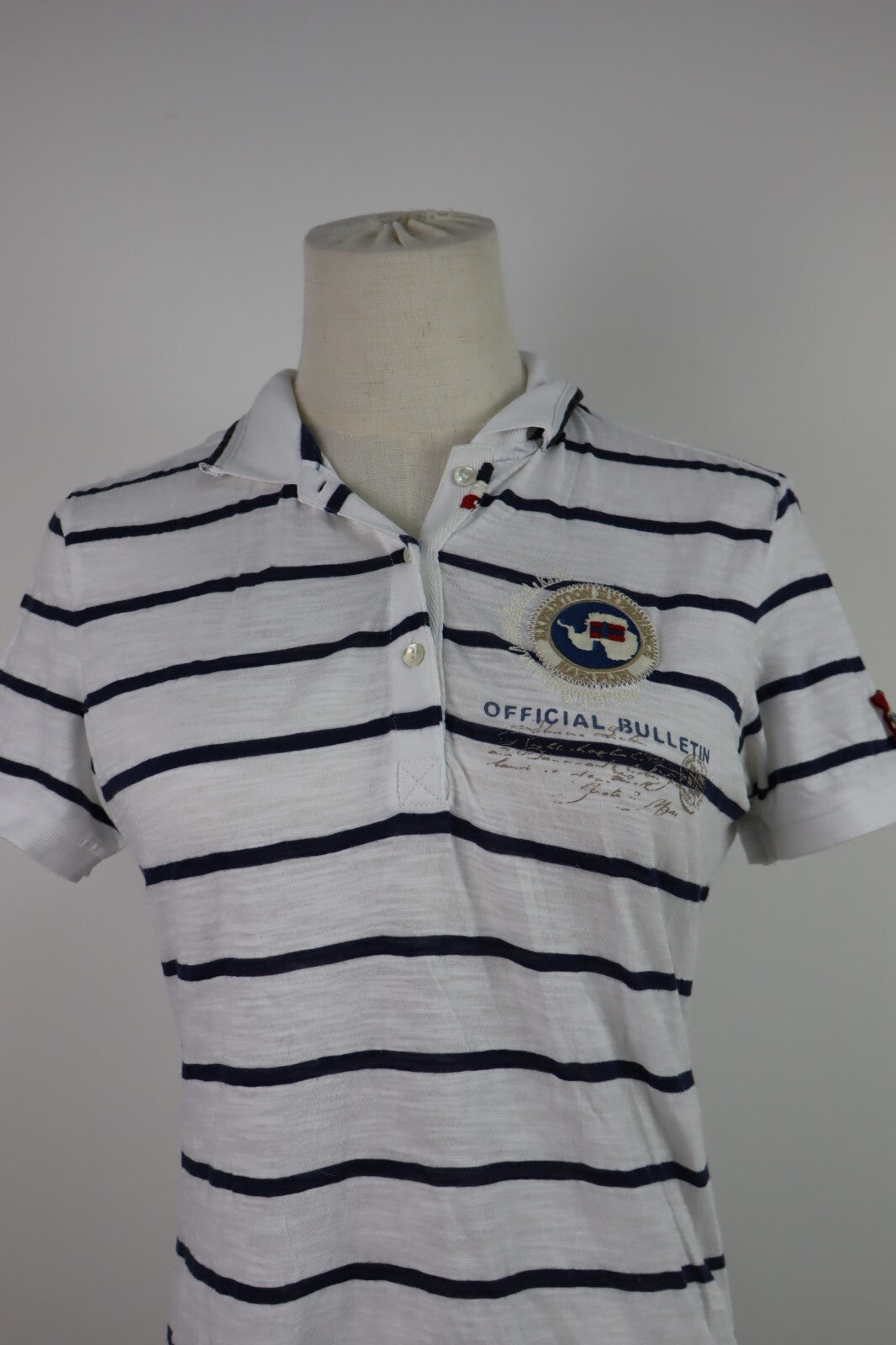 NAPAPIJRI MAGLIA POLO DONNA COTONE TG. M WOMAN SHIRT CASUAL VINTAGE COTTON