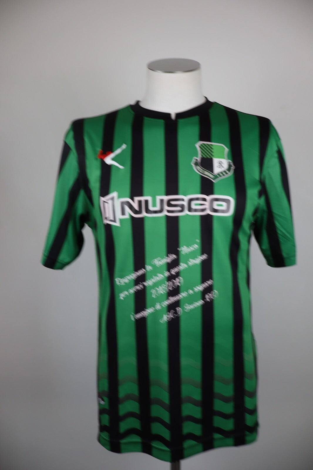 ET AC SAVIANO MAGLIA CALCIO UOMO Tg L SOCCER JERSEY VINTAGE SHIRT SPORT